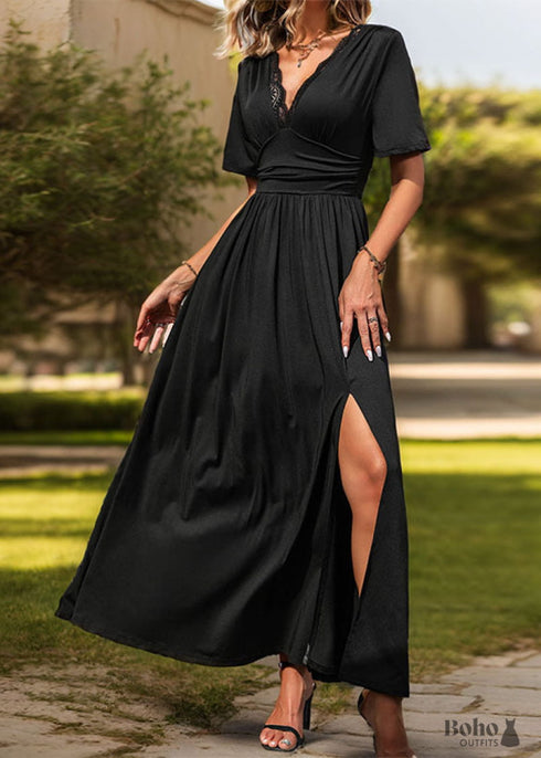 Vestido camisero bohemio con solapa nuevo 2024